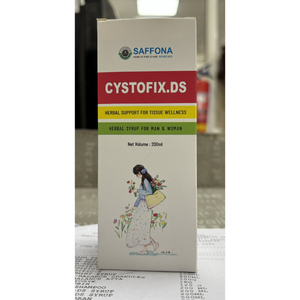 ไซสโตฟิกซ์-ดีเอส น้ำเชื่อมสมุนไพร |   สูตรบำรุงสำหรับผู้ที่มีภาวะ PCOS และ PCOD ด้วยสารสกัดจาก Ajwain, Kalonji, Aloe Vera, Afsanteen และ Sana Makki - Product Image 2