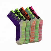 Calcetines Deportivos de Fútbol para Hombre, Diseño Delgado con Estampado Primaveral, Antideslizantes, para Fútbol, Baloncesto y Otros Deportes, Venta al Por Mayor