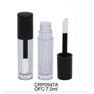 Big Brush Lipgloss Tubes 7ml Lip Tint Bottle Private Label 5ml <b>clear</b> Lip <b>Gloss</b> Tubes with Big Brush Big Wand - Product Image 1