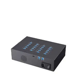 JX610 tingkat industri USB 3.0 Hub 20 Port kecepatan tinggi Transfer Data