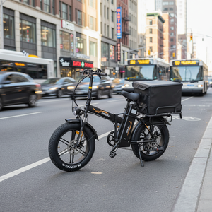 Vélo électrique à longue autonomie (180 km) pour adultes, idéal pour la livraison de repas et le transport de marchandises - Offre Spéciale - Product Image 1