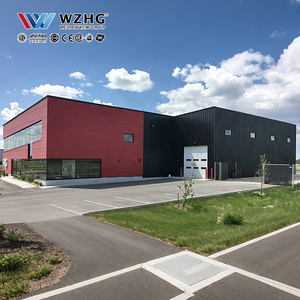 Edificio Industrial Prefabricado Resistente a Terremotos de 100X200 Pies, Panel Sándwich Galvanizado, Distribución Personalizada para Distribuidores - Product Image 1