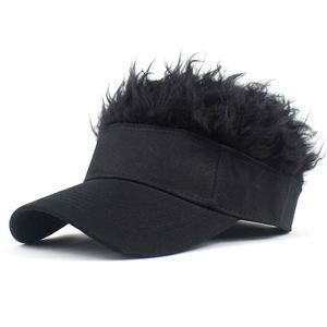 Fashion Hairpiece Sun Cap Snapback Sport Hip Hop Camouflage Leopard Dot Half <b>Wig</b> Baseball Caps <b>Men</b> Women 100% Cotton Summer - Product Image 4