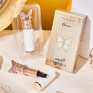 Nouveau rouge à lèvres liquide à trois côtés, effet vide, papillon, multicolores, écologique, imperméable, hydratant, longue durée, vente chaude - Product Image 4