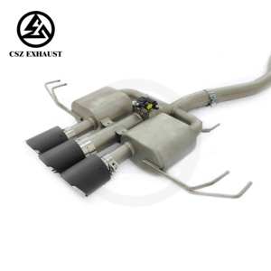 ท่อไอเสีย Valvetronic Catback ขนาด <span class=keywords><strong>3</strong></span> นิ้ว สำหรับ Honda Civic X Type R FK8 2.0T CSZ ทำจากสแตนเลส พร้อมปลายท่อสามทางตรงกลาง - Product Image 5