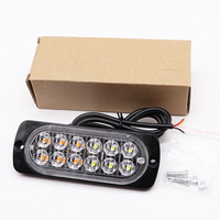 Lampu Darurat Peringatan Bahaya Konstruksi Mobil Super Terang Warna Amber Putih Shinemien SM202-12D 12-24V 12 LED IP68 Tahan Air