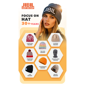 Bonnet <span class=keywords><strong>tricot</strong></span>é d'hiver assorti pour hommes et femmes personnalisé jacquard brodé bonnet cagoules troué - Product Image 4