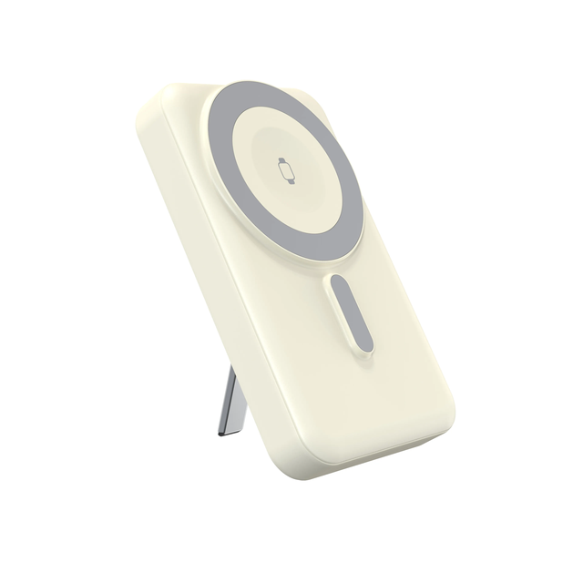 2026 New Arrival Phone Stand Power Bank Wireless Magnetic Travel Charger with Built in Cables Portable New Power Bank Battery