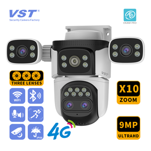 Cs621zs 12MP 4G CCTV Camera an ninh ngoài trời với tầm nhìn ban đêm 10x Zoom hai chiều âm thanh 4G Mạng PTZ giám sát Camara - Product Image 4