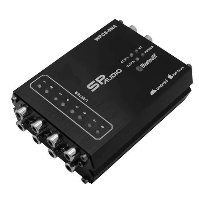 High Quality Factory Wholesale 8 Channel 31 Band Digital 100 Watt 12V Car Audio Amplifier With Bluetooth Function
