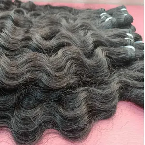 Paquetes de cabello humano de onda profunda Burdeos 100% Paquetes de cabello rizado humano sin procesar para extensiones de cabello rizado Trenzas