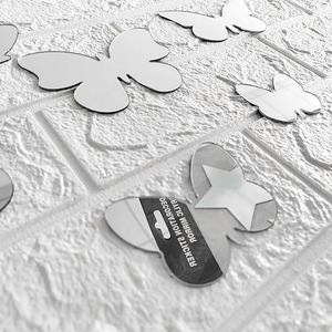 Specchio Adesivo 3D di Alta Qualità a Forma di Farfalla, Non in Vetro, Sicuro, in Acrilico, <span class=keywords><strong>Adesivi</strong></span> Murali a Specchio <span class=keywords><strong>per</strong></span> Decorazione Casa - Product Image 2