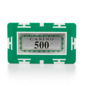 Placas de póquer holográficas rectangulares de 32G de estilo europeo (cada una) Denominación de marca de suministro de casino 100 - Product Image 4