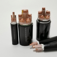 Câble électrique industriel YUWAN YJV3*35+1*16 450V basse tension, 3 conducteurs en cuivre toronné, gaine PVC, classe C, pour bâtiment