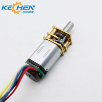 N20 6V/12V sikat listrik DC Geared Motor Encoder gigi mikro Motor pilihan kecepatan Magnet permanen 30rpm 50rpm 100rpm 150rpm