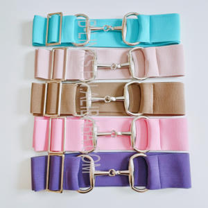 免费雕刻标志2英寸5厘米宽马术松紧带骑马可定制位配件Snaffle位扣 - Product Image 5