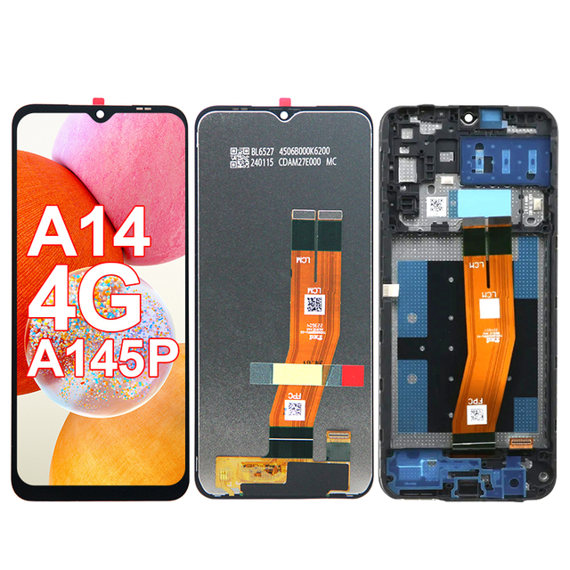 Replacement Parts A14 4G A145P A145M A145R Digitizer Assembly Touch Screen A14 4G Display Lcd for Samsung