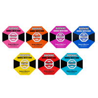 Autocollants d'indicateur d'alerte de dommages de transport 25G ShockWatcher2 étiquette originale avec autocollants de compagnon