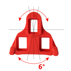 Ensemble de caleçons de pédale Yueli pour vélo de route, flottants à 6 degrés, accessoires de pédale de vélo, en résine plastique noire durable - Product Image 2