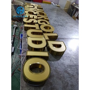 Mükemmellik kalite akrilik paslanmaz çelik aydınlatmalı 3d tabela harfleri lettre lumineuse <span class=keywords><strong>led</strong></span> 3d iş işareti üreticisi toptan - Product Image 2