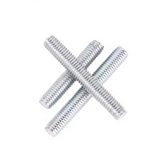 M3 M4 M6 M9 Zinc Plated 13mm 3600mm 8/32 Inch Double End Threaded Rods Iron Rod Grade 4.8 by Threading Machine