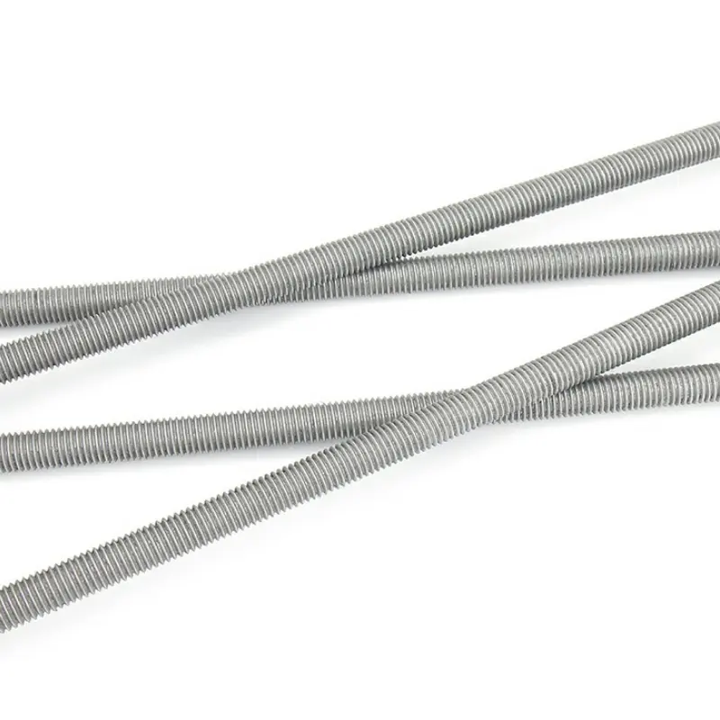 M3 M6 M10 aluminium AL5052 AL6061 AL6063 AL7075 AL5083 Anodized metrik Thread Bar semua Thread Rod Nut Washer DIN975