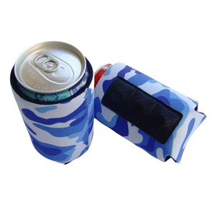 Porte-canettes isothermes personnalisés, portables et étanches <span class=keywords><strong>en</strong></span> néoprène avec fond magnétique pour les sorties de golf et les voyages de pêche - Product Image 2