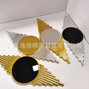 Luxury Gold Color <b>Block</b> Decorative Buckle 300mm Long Plastic Furniture Hardware Contemporary Design High Quality - Product Image 4