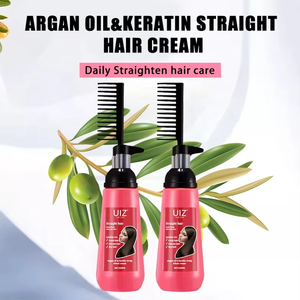 Kustom Pabrik profesional Brazil perawatan rambut Keratin krim pelurus kuat untuk rambut keriting santai - Product Image 4