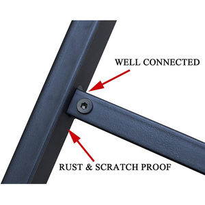 Porte-chaussures en acier inoxydable à 2 couches de haute qualité <span class=keywords><strong>Console</strong></span> moderne banquette en métal pour chambre ou salon meubles de maison - Product Image 3