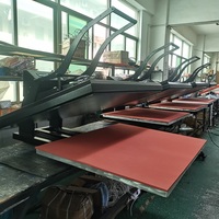 Mesin Tekstil Heat Press Sublimasi Peralatan Transfer Panas untuk Pencetakan Kaos Format Besar