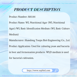 <span class=keywords><strong>Agar</strong></span> Nutritivo del Laboratorio Wallerstein Utilizado para el <span class=keywords><strong>Cultivo</strong></span> <span class=keywords><strong>de</strong></span> Levaduras y <span class=keywords><strong>Bacterias</strong></span> en Cerveza y Productos Fermentados - Product Image 2