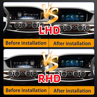 Reproductor Multimedia para Auto con Pantalla Táctil Android de 12.3 Pulgadas, Android Auto, CarPlay, GPS Integrado y Asistente de Reversa para Mercedes-Benz Clase S W221/W222