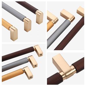 الألومنيوم T شريط يتوهم المطبخ مجلس الوزراء سحب الأثاث درج طويل مقبض سحب - Product Image 3