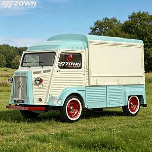 Camion de cuisine mobile électrique en acier inoxydable avec comptoir de présentation et congélateur, chariot de vente rapide pour la restauration rapide à vendre - Product Image 1