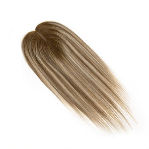 Toppers de Cabello Humano de Lujo Europeo con Base Mono, Cabello Remy con Cutícula, con Clip, para Mujer, 3*5, Encaje Suizo - Product Image 6