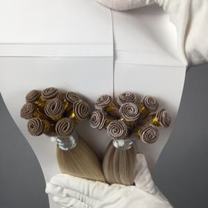 Jasminebeauty - Extensiones de Cabello Humano Virgen Remy 100% Naturales, Nuevas, Tejidas a Mano, Sin Costuras, Genius Weft, Doble Trama - Product Image 2