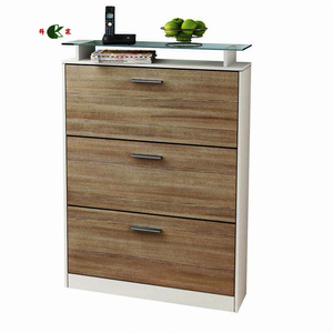 Đồ nội thất phòng khách gỗ Ba cửa tủ giày <span class=keywords><strong>MDF</strong></span> - Product Image 1