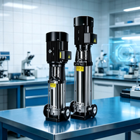 Pompe centrifuge verticale multi-étages en acier inoxydable SS304 CDL Shanghai Nanquan 15HP 380V haute pression résistante à la corrosion