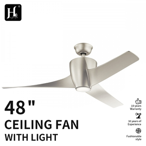 พัดลมเพดานขนาด 42 นิ้ว สีขาว ใบพัดเหล็ก 3 ใบพัด มอเตอร์ดีซี พร้อมไฟ LED รีโมทคอนโทรล ดีไซน์ทันสมัย โปรไฟล์ต่ำ ปรับความเร็วได้ 6 ระดับ ปรับความสว่างได้ - Product Image 4