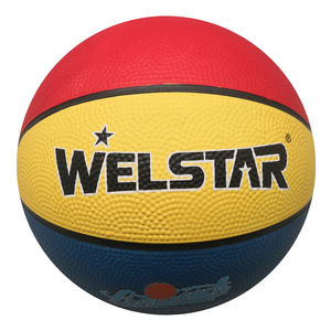 Heißer Verkauf bunter Basketball mit flachem Kanal Gummi basketball ball für <span class=keywords><strong>Mini</strong></span>-Basketball Größe 3 für Kinder - Product Image 3
