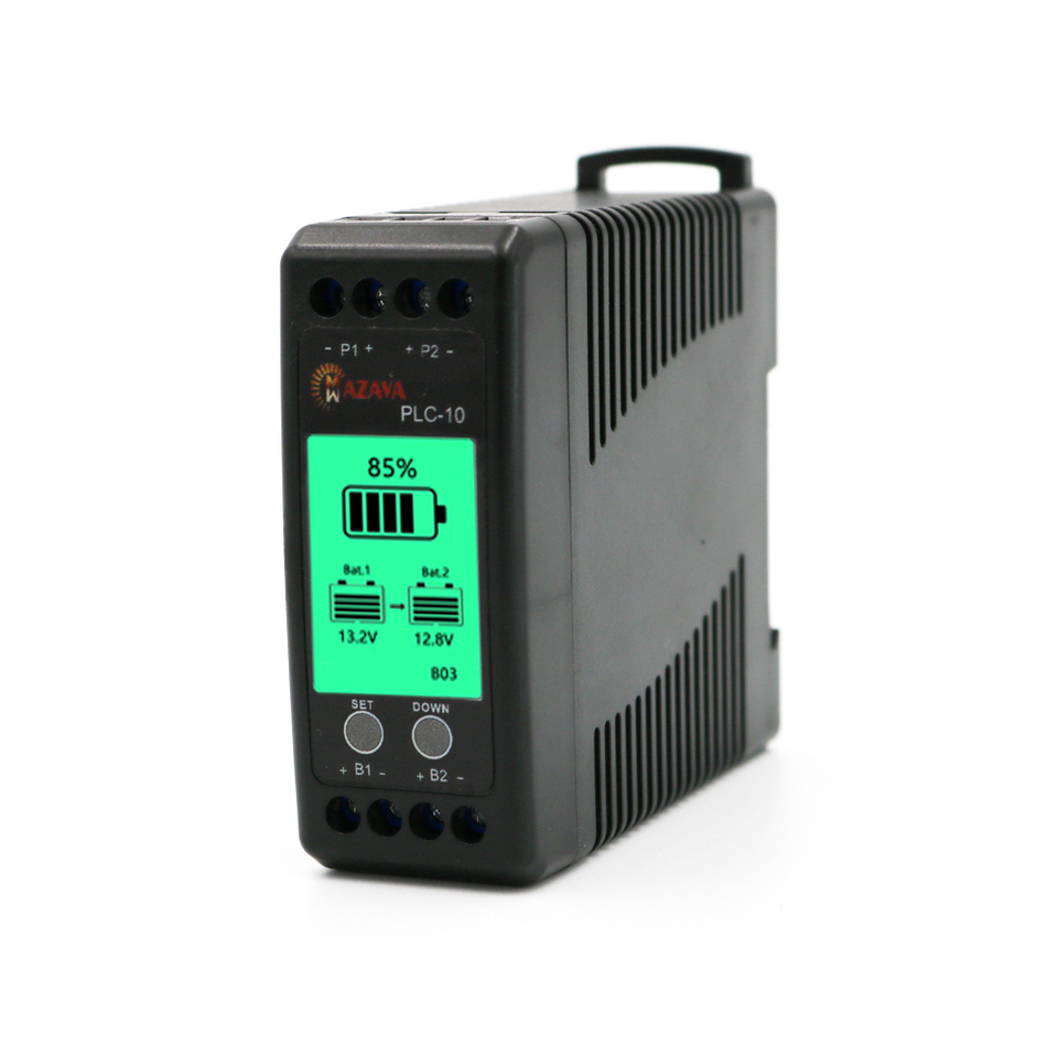 48V Voltage Balancer – 4 X 12V Battery Equalizer With LED Display, For Gel, Flood, AGM, Lead-Acid & Lithium Batteries, 0-10A Optimizing Current, Reverse Polarity Protection
