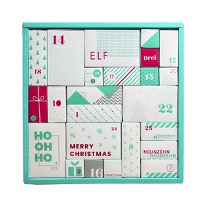 Custom Advent <b>Calendar</b> Empty Luxury Cardboard Beauty Cosmetic Packaging Countdown Christmas Advent <b>Calendar</b> Paper Gift Box - Product Image 6