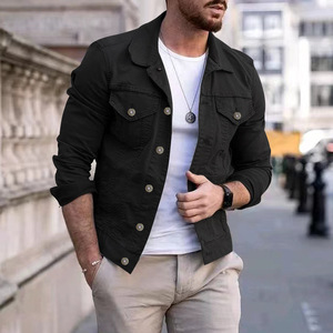 Abrigos con logotipo personalizado para hombre, abrigos con cremallera, moda informal, abrigo Delgado, chaqueta <span class=keywords><strong>de</strong></span> <span class=keywords><strong>trabajo</strong></span> con tablero ligero y multibolsillo, otoño <span class=keywords><strong>2022</strong></span> - Product Image 2