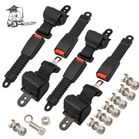Sabuk pengaman kursi Universal, sabuk pengaman dapat ditarik Universal, 42 inci cocok untuk EZGO, Yamaha, klub, mobil, Golf