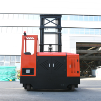Chariot élévateur électrique 3,5-5 tonnes, chariot à bras articulé multidirectionnel, transpalette omnidirectionnel VNA pour allées étroites, déplaceur latéral hydraulique
