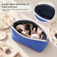 Trousse de Toilette en Néoprène Souple Imperméable avec Fermeture Éclair, Petite Pochette de Maquillage Portable pour l'Organisation des Voyages et des Produits de Beauté (Vente en Gros)
