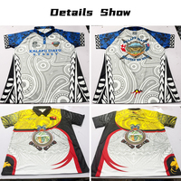 Camisetas con Estampado Personalizado de Tatuajes Polinesios Maoríes PNG, Camisetas Deportivas del Equipo de Fiyi y Samoa, Camisetas para Eventos Rasta, Camisetas de Secado Rápido