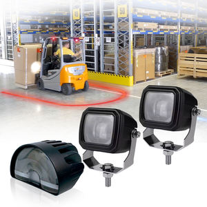 Vente en gros de Spot LED bleu haute puissance 40W 10-80V Voyant d'avertissement de zone de sécurité pour chariot élévateur à fourche - Product Image 1
