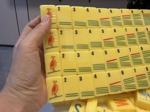 Fichas de Mahjong de Acrílico con Grabado Profundo y Patas Metálicas Plegables |   Diseño de SEASONS |   Lanzamiento Oficial de MJLA |   4 Jugadores |   Envío Rápido - Product Image 2